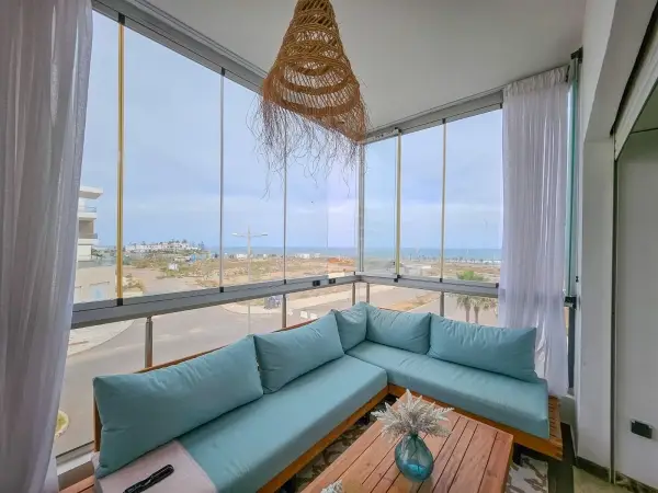 MAGNIFIQUE APPT EN VENTE AVEC VUE SUR MAR -DARB-