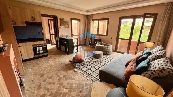 EXCLUSIVITÉ – APPARTEMENT 2 CHAMBRES RÉNOVÉ AVEC TERRASSE & PISCINE – AGDAL MARRAKECH