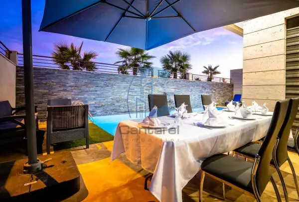 LOCATION VILLA MODERNE 5 CHAMBRES MEUBLÉE AVEC PISCINE À L'AGDAL MARRAKECH - EXCLUSIVITÉ