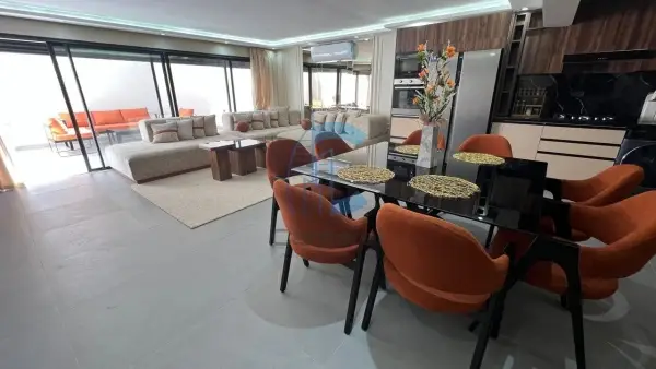 APPARTEMENT DUPLEX 3 CHAMBRES MEUBLÉ AVEC TERRASSE AU RDC À LOUER - VICTOR HUGO MARRAKECH
