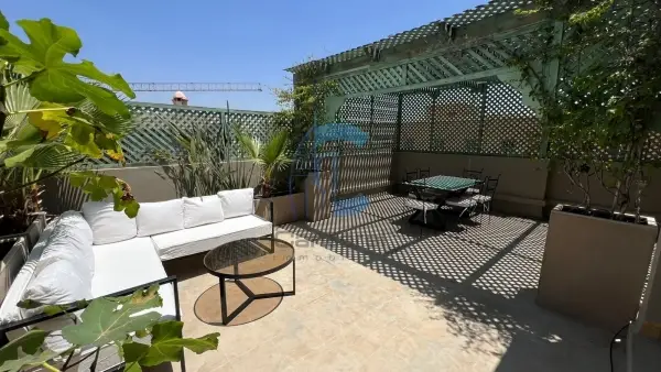 APPARTEMENT 3 CHAMBRES NON MEUBLÉ AVEC TERRASSES EN EXCLUSIVITÉ À VENDRE - GUÉLIZ MARRAKECH
