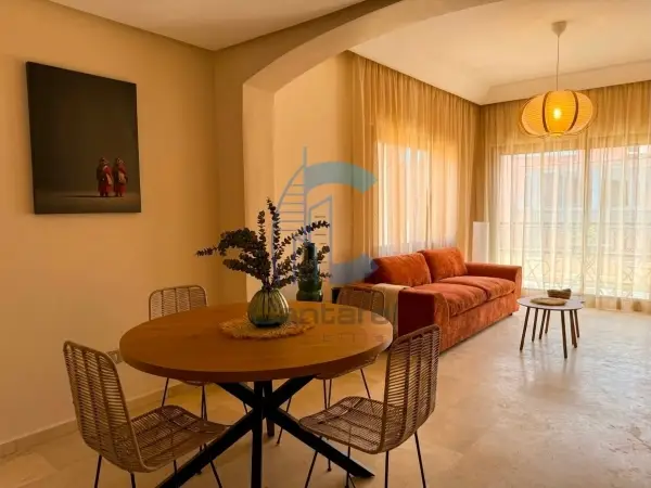 APPARTEMENT 2 CHAMBRES MEUBLÉ AVEC TERRASSE À LOUER - SEMLALIA