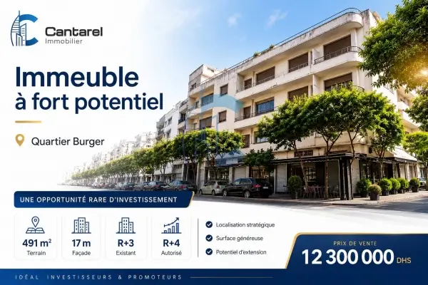VENTE TERAIN MAARIF EXTENSION