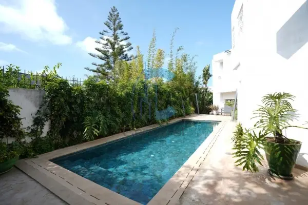 MAGNIFIQUE VILLA MEUBLÉÉ EN LOCATION AIN DIAB