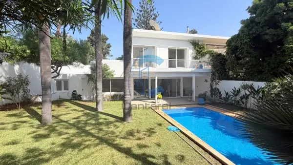 ANFA SUP LOC. ELEGANTE MAISON AVEC JARDIN-PISCINE